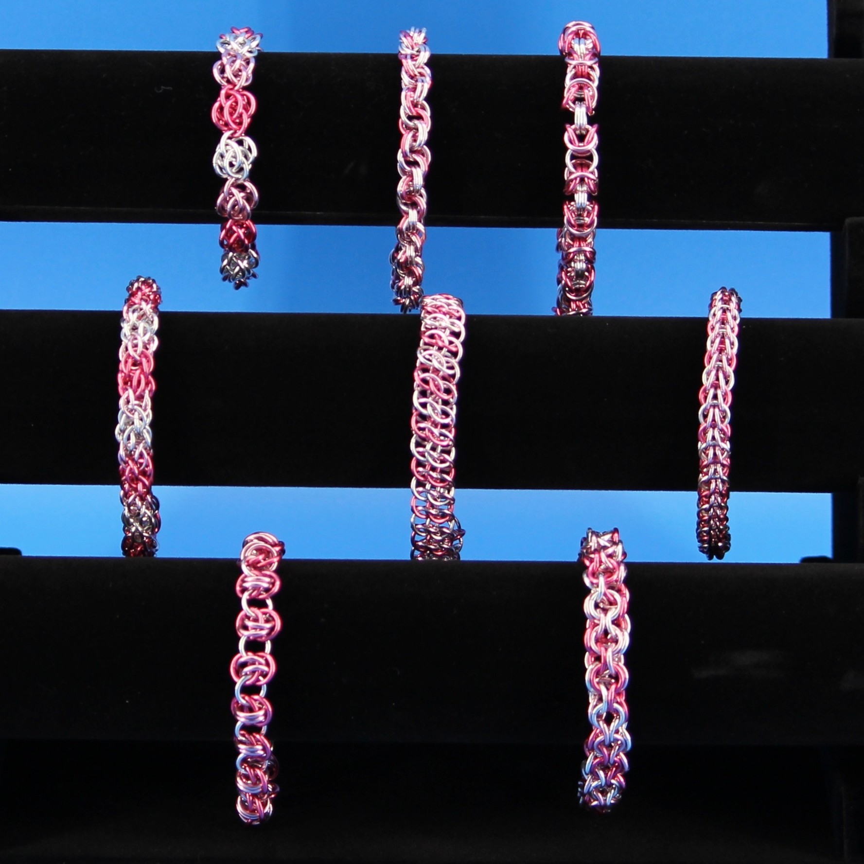 BCH Bracelets Display on Stand