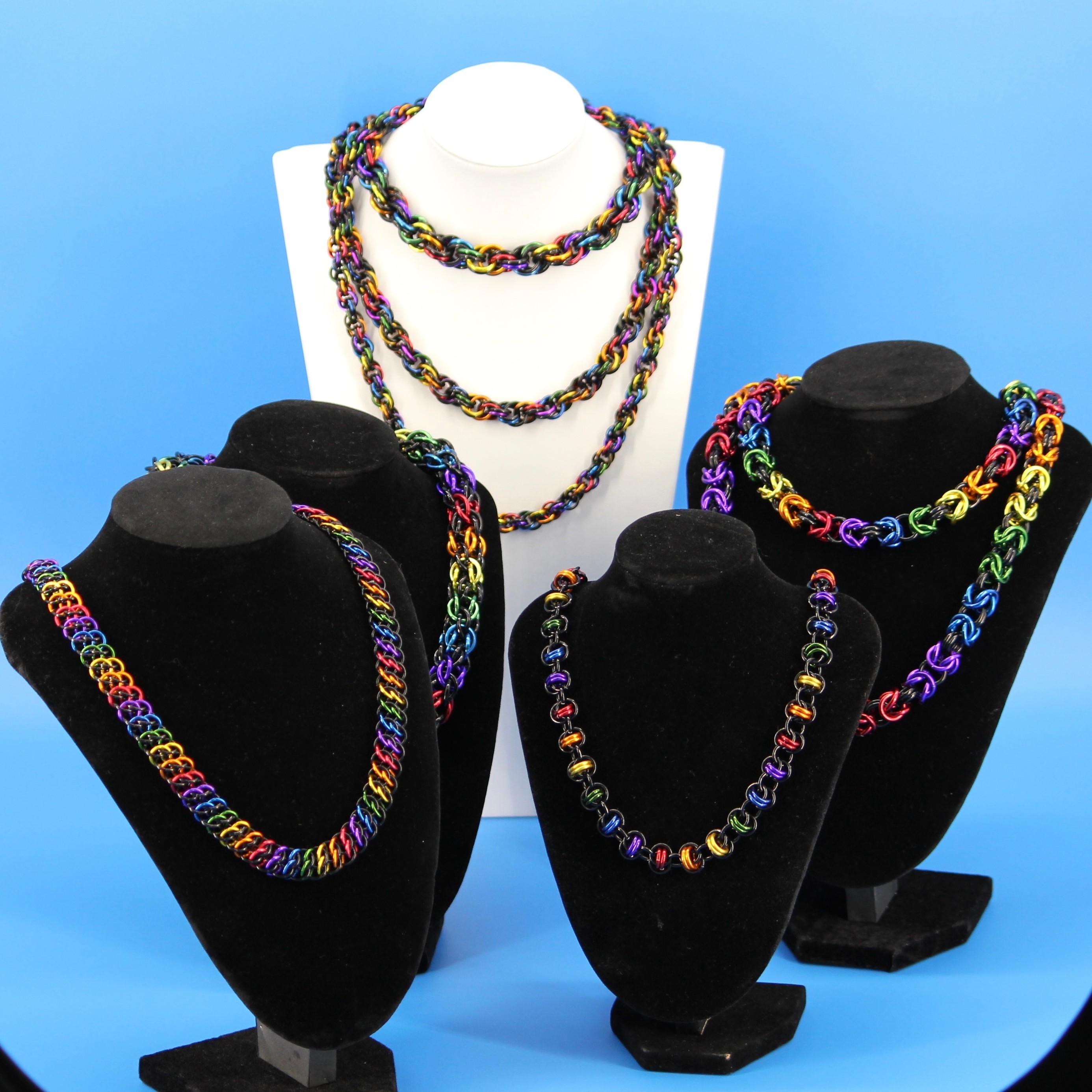 Dark Rainbow necklaces Collection